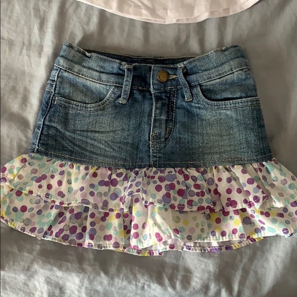 Girls DKNY denim skirt set, size 4/5 - Picture 4 of 6
